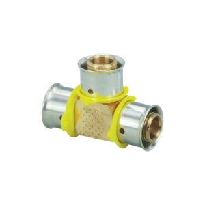 Viega 94020 PureFlow® Tee, 1/2 in, Press, Bronze