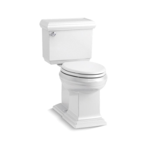 Memoirs® Classic Comfort Height® 2-Piece Toilet, Elongated Front Bowl, 16-1/2 in H Rim, 1.28 gpf, White