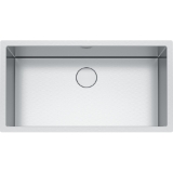 FRANKE PS2X110-33 Professional 2.0 Kitchen Sink, Diamond, Rectangular Shape, 32-15/16 in L x 16-15/16 in W x 10 in D Bowl, 35-7/16 in L x 19-1/2 in W, Undermount, 16 ga Stainless Steel