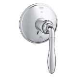 GROHE 19221000 3-Port Valve Trim Kit, StarLight® Polished Chrome