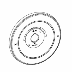 Moen® 97577 Escutcheon, Chrome