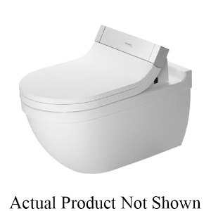 DURAVIT 2226590092 Toilet, Starck 3, Elongated Bowl, 15-3/4 in H Rim, 1.6/0.8 gpf, White