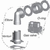 Weil-McLain® 383-501-030 Gas Valve Venturi Kit