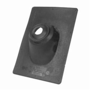 Oatey® No-Calk® 11908 Standard Base Roof Flashing, Thermoplastic, 1-1/4 to 1-1/2 in Pipe, 9-1/4 in W x 13 in L Base