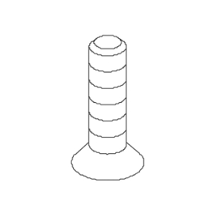 Kohler® 1006136 Screw, #6-32 Screw, 0.563 in OAL