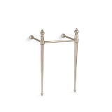 Kohler® 30007-BV Memoirs® Stately Console Table Leg, 17-3/4 in W x 16-5/16 in D Leg, Wall Mount, Solid Brass, Vibrant® Brushed Bronze