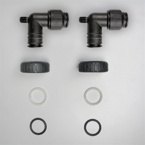 LANCASTER® V3007-15 John Guest QC Elbow Assembly, 3/4 in