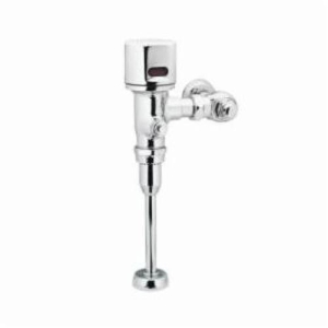 Moen® 8312 M-POWER™ Electronic Urinal Flush Valve, Battery, 1 gpf Flush Rate, 3/4 in Inlet, 3/4 in Spud, 20 to 125 psi Pressure, Polished Chrome