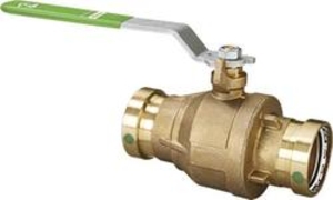 ProPress® 78305 Model 2971.1XL Ball Valve, 3 in Nominal, Press End Style, Brass Body, Full Port, EPDM Softgoods