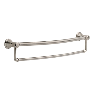 DELTA® 41319-SS Traditional Towel Bar with Assist Bar, 24 in L Bar, 4-3/8 in OAD x 5 in OAH, Metal, Stainless