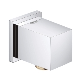 GROHE 26634000 26634_0 Euphoria® Cube® Shower Wall Union, 1/2 in Nominal, FNPT End Style, Metal, Polished Chrome