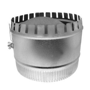 Southwark 97LSWD8 Flat Long Style Collar with Damper, 8 in, 30 ga