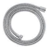 GROHE 28143000 Relexaflex Shower Hose, 1/2 in Nominal, 59 in L, 16 bar Working, Metal, StarLight® Polished Chrome