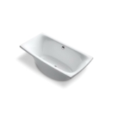 Kohler® 14037-0 Escale® Bathtub, Rectangle Shape, 72 in L x 36 in W, Center Drain, White