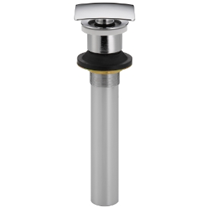 DELTA® 72174-SS Square Push Pop-Up Assembly, Metal Grid, Stainless