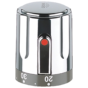 GROHE 47255000 Temperature Scale Handle, StarLight® Polished Chrome