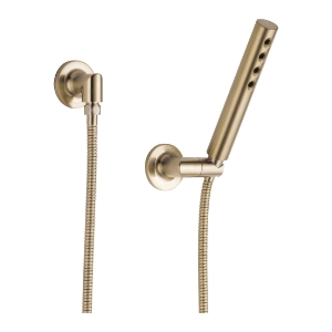 Brizo® 88875-GL Odin® Wall Mount Hand Shower, 1.75 gpm Flow Rate, 60 to 82 in L Hose, 1/2-14 NPSM Connection, Luxe Gold