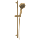 DELTA® 51584-CZ-PR Universal Hand Shower, 4-1/2 in Dia Shower Head 7 Shower Head, 1.75 gpm Flow Rate, 60 to 80 in L Hose, Lumicoat® Champagne Bronze