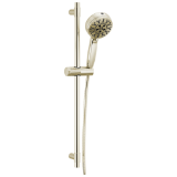 DELTA® 51584-PN-PR Universal Hand Shower, 4-1/2 in Dia Shower Head 7 Shower Head, 1.75 gpm Flow Rate, 60 to 80 in L Hose, Lumicoat® Polished Nickel