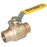 LEGEND 101-085NL S-1002NL Ball Valve With Handle, 1 in Nominal, C End Style, Forged Brass Body, Full Port