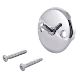 DELTA® RP31555 Overflow Plate and Screw, Chrome