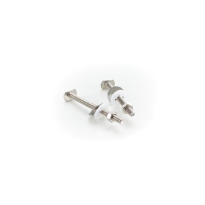 PASCO 107-SSN Closet Bolt Set, 1/4 in x 3-1/2 in L Thread, 305 Stainless Steel redirect to product page
