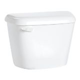 Mansfield® 3173 WH Alto™ Tank and Cover Only With Trip Lever and Pilot Valve, 1.28 gpf, 3 in Flush, 3-Bolt Tank to Bowl Connection, White