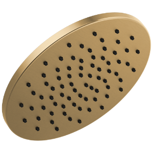 DELTA® 52158-CZ-PR Universal Showering Components Universal Showerhead, 1.75 gpm Flow Rate, Ceiling/Wall Mounting, 2-3/8 x 11-3/4 in Head, Lumicoat® Champagne Bronze