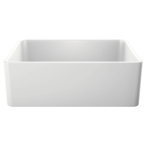 Blanco 525010 Cerana Apron Front Kitchen Sink, Rectangular Shape, 30 in L x 19.18 in W x 10 in H, Farmhouse Mount, Fireclay, White