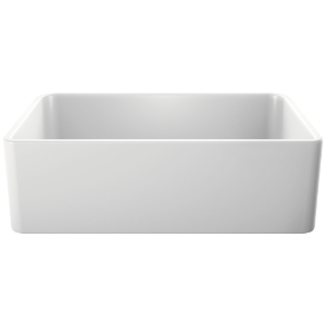 Blanco 525012 Cerana Apron Front Kitchen Sink, Rectangular Shape, 33 in L x 19.18 in W x 9.616 in H, Farmhouse Mount, Fireclay, White