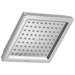 DELTA® RP62283SP Single-Setting Raincan Shower Head, Touch-Clean®, 2.5 gpm Flow Rate, 1 Spray, Wall Mount, Spotshield Stainless