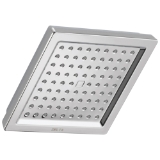 DELTA® RP62283SP Single-Setting Raincan Shower Head, Touch-Clean®, 2.5 gpm Flow Rate, 1 Spray, Wall Mount, Spotshield Stainless