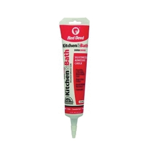 Red Devil® DuraGuard™ 0445 Siliconized Acrylic Caulk, 5.5 fl-oz Squeeze Tube, Clear