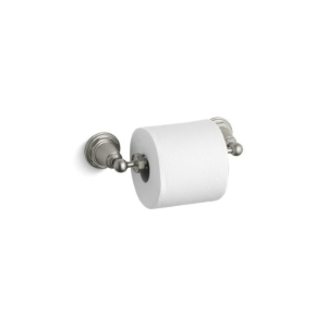 Kohler® 13114-BN Toilet Tissue Holder, Pinstripe®, 2-1/4 in H, Metal, Vibrant® Brushed Nickel