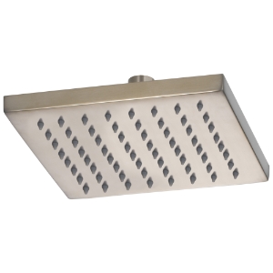 Brizo® 83341-BN Raincan Shower Head, Vesi®, 2.5 gpm, 1 Spray, Ceiling Mount, 7-11/16 x 2-9/16 in Head, Brushed Nickel