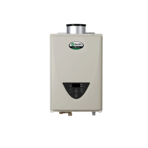 AO Smith® 100227678 ATI-310C Tankless Water Heater, Natural Gas Fuel, 190000 Btu/hr Heating, Indoor/Outdoor: Indoor, Non-Condensing, 8 gpm Flow Rate, Concentric Vent, 3 in, 5 in Vent, 0.82, Commercial/Residential