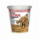 Hercules® Sta Put Ultra® 25171 Professional Plumber's Putty, 14 oz Bucket, Solid, Off-White, 1.8