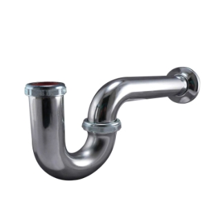 PlumbPak® 5307PCDF Sink Trap, 1-1/2 in Inlet x 1-1/2 in Outlet, Brass