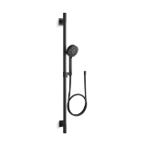 Kohler® 99898-G-BL Awaken® G110 Premium Slidebar Kit, 4-5/16 in Dia 3 Shower Head, 1.75 gpm Flow Rate, 60 in L Hose, Matte Black
