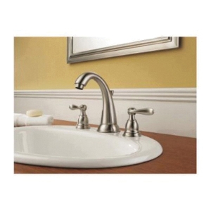 DELTA® BT2796 Roman Tub Trim, Windemere®, 18 gpm Flow Rate, 8 to 16 in Center, Chrome, 2 Handles, Function: Traditional