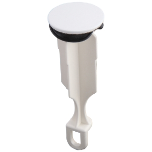 Drain Stopper, Brass, White, Domestic redirect to product page