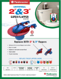 Fluidmaster® 523A-009-T4 Universal 2 in & 3 in Super Flapper