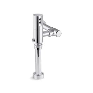 Kohler® 10TD00N10-CP Mach™ Tripoint™ Touchless Flushometer, 1.5 V AA Lithium Battery, 1.28 gpf Flush Rate, 1 in IPS Inlet, 1-1/2 in Spud, 25 psi Flowing/35 to 80 psi Static Pressure, Polished Chrome