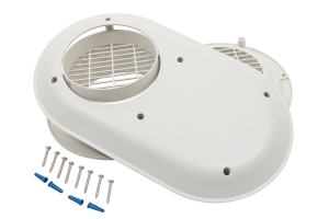 APCOM 100187889 Low Profile Flush Mount Termination Vent Kit, 6 in