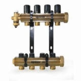 Uponor TruFLOW™ A2660201 Classic Manifold Assembly with Isolation and Balancing Valves, (2), Brass