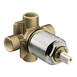 CFG 45318 4-Port Pressure Balancing Tub/Shower Valve, 1/2 in C Inlet x 1/2 in Female IPS Outlet, Brass Body