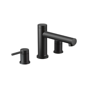 Moen® T393BL Roman Tub Faucet, Align™, 10 in Center, Matte Black, 2 Handles, Function: Traditional