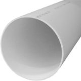 CRESLINE® 52805 Solid Pipe, 3 in, Belled, PVC, 10 ft L, ASTM D2729