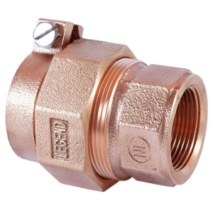 LEGEND 313-291NL T-4326NL Coupling, 1-1/4 in Nominal, Pack Joint (PEP) x FNPT End Style, Bronze