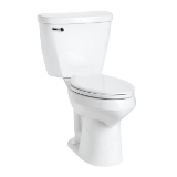 Mansfield® SmartHeight™ 385 WH Summit™ Toilet Bowl Only, White, Elongated Shape, 10 in Rough-In, 16-1/2 in H Rim, 2 in Trapway
